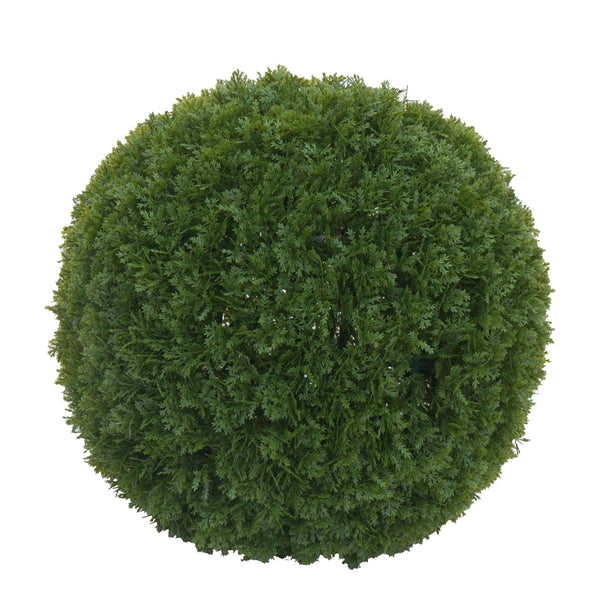 Künstlicher Thujabusch Ø32cm für Outdoor, Lebensbaum Dekopflanze