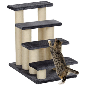 Tiertreppe mit 4 Stufen Grau