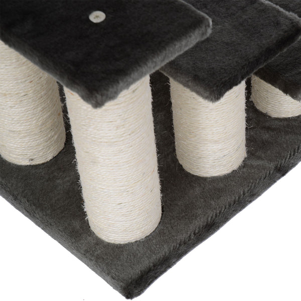 Tiertreppe 45x35x34cm Dunkelgrau