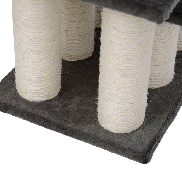 Tiertreppe 45x35x34cm Dunkelgrau