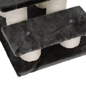 Tiertreppe 45x35x34cm Dunkelgrau