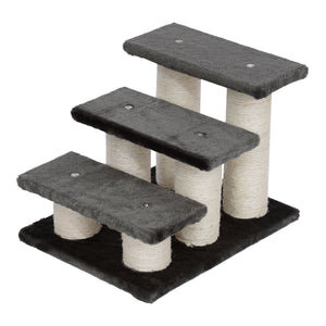 Tiertreppe 45x35x34cm Dunkelgrau