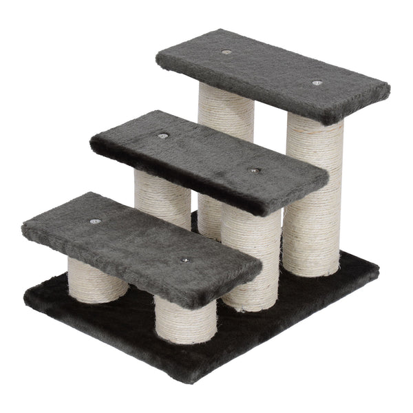 Tiertreppe 45x35x34cm Dunkelgrau
