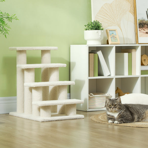 Tiertreppe mit 4 Stufen Beige
