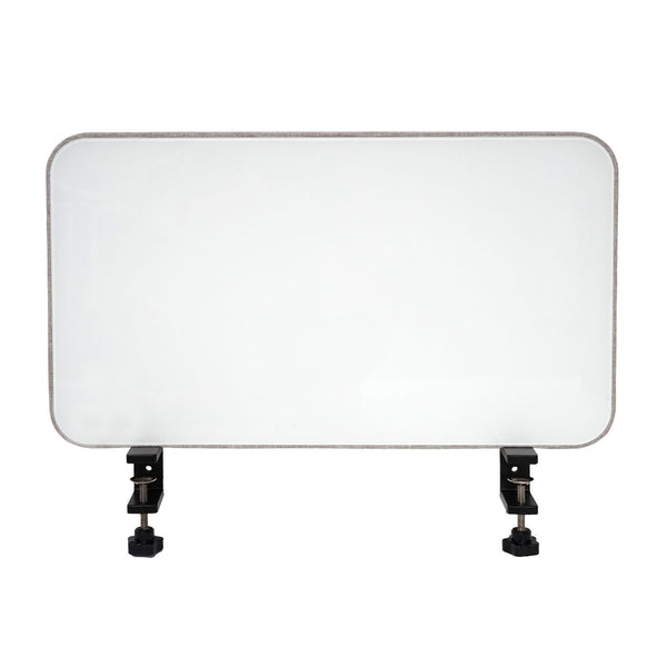 Tisch-Whiteboard Sichtschutz Trennwand Magnettafel Stoff 60x35cm