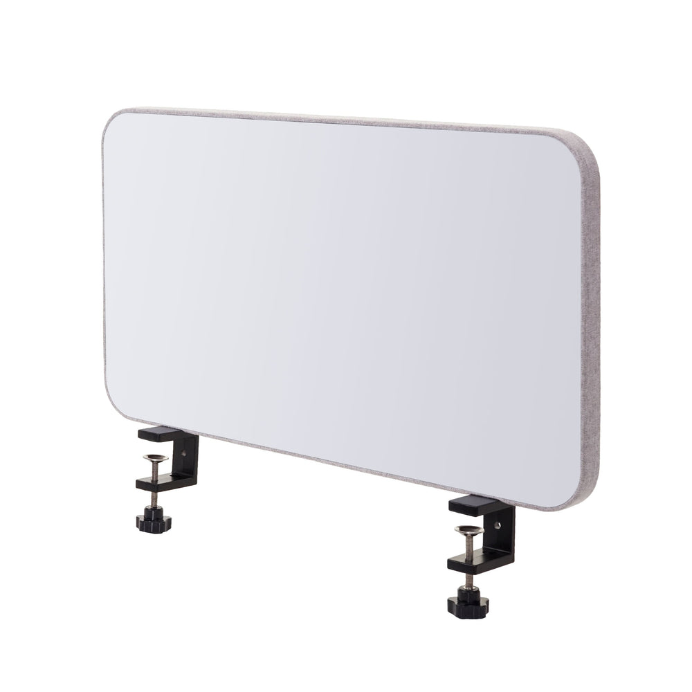 Tisch-Whiteboard Sichtschutz Trennwand Magnettafel Stoff 60x35cm