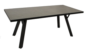 Gartentisch MANCIANO 180x90cm dunkelgrau