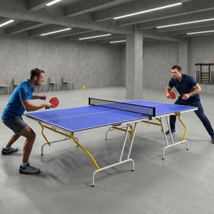 Tischtennisplatte Indoor Set klappbar mit Schlägern und Bällen