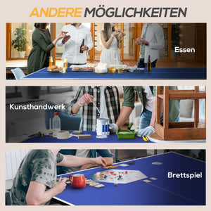 Tischtennisplatte Indoor Set klappbar mit Schlägern und Bällen