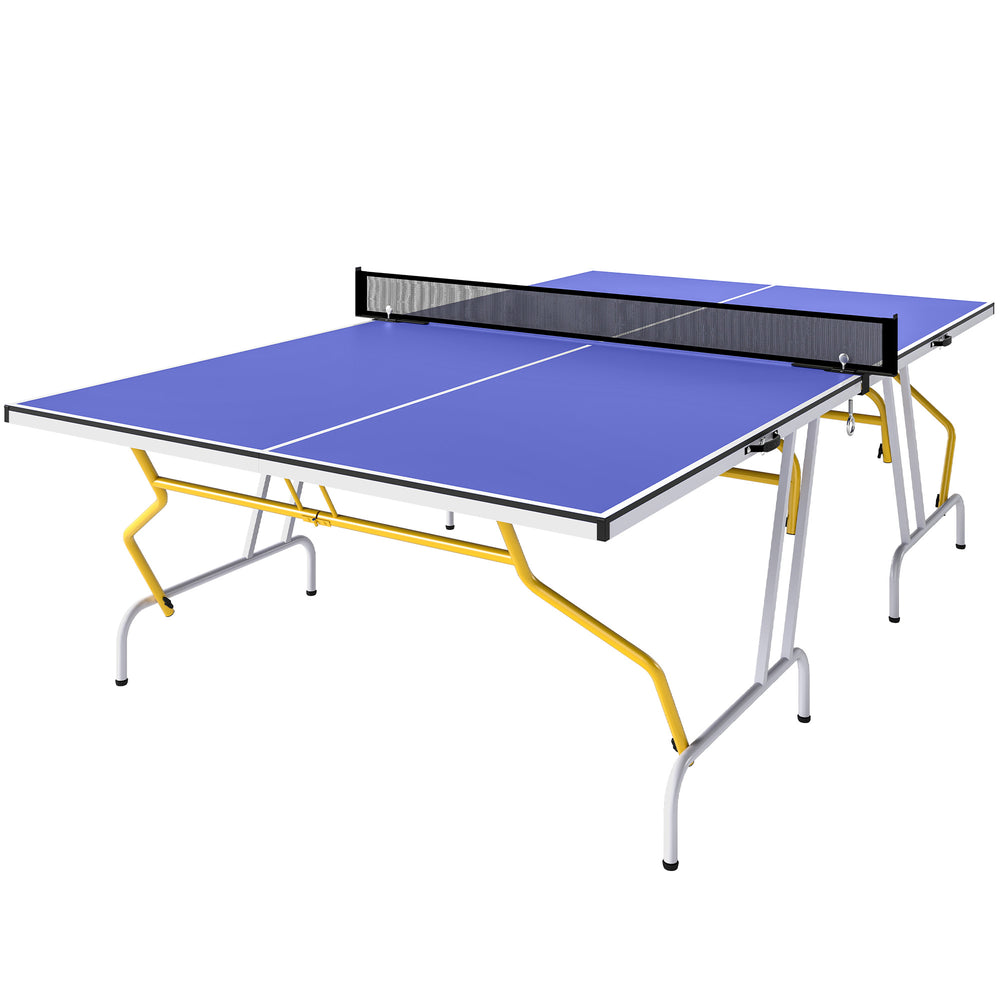 Tischtennisplatte Indoor Set klappbar mit Schlägern und Bällen