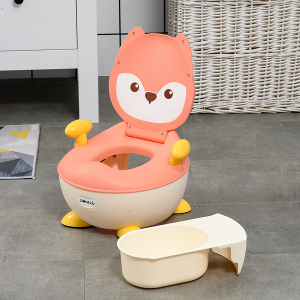 Töpfchen Fuchs Design rutschfest für Kinder 6 Monate bis 3 Jahre Rosa