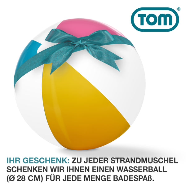TOM Pop-Up Strandmuschel für 3 Personen mit UV-Schutz 50+ & Tasche