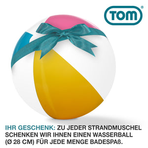 TOM Pop-Up Strandmuschel für 3 Personen mit UV-Schutz 50+ & Tasche