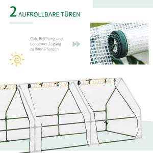 Foliengewächshaus Tomatenhaus für Balkon und Garten für Pflanzen