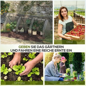 Foliengewächshaus Tomatenhaus für Balkon und Garten für Pflanzen