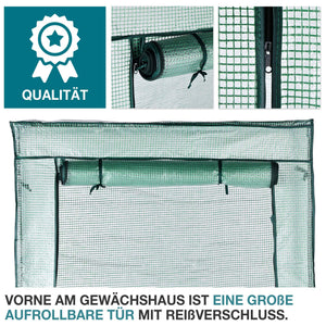 Tomatenhaus Foliengewächshaus 100x150x50cm