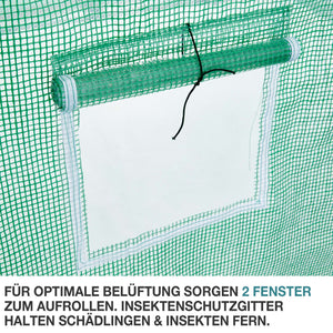 Tomatenhaus Foliengewächshaus 100x150x50cm