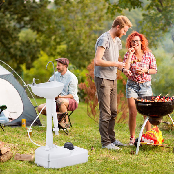 Tragbare Handspüle mit 17L Tank ideal für Camping