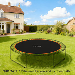 Trampolin Ersatzmatte Sprungtuch rund Polypropylen orange