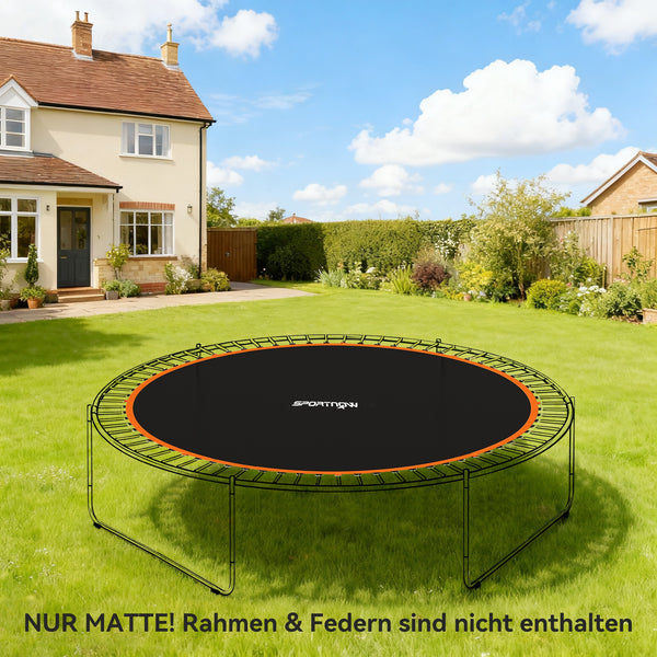 Trampolin Ersatzmatte Sprungtuch rund Polypropylen orange