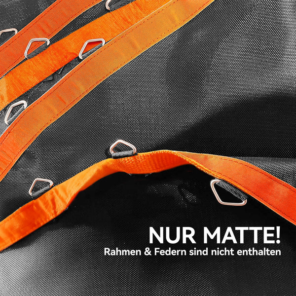 Trampolin Ersatzmatte Sprungtuch rund Polypropylen orange