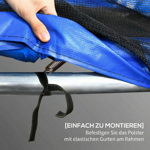 Trampolin Randabdeckung Ersatz wasserdicht reissfest 244cm bunt