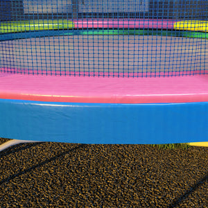 Trampolin Randabdeckung Ersatz wasserdicht reissfest 244cm bunt
