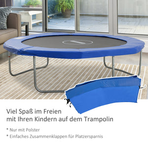 Trampolin Randabdeckung Zubehör Set D:244cm Blau
