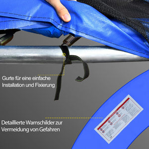 Trampolin Randabdeckung Zubehör Set D:244cm Bunt