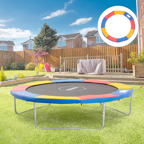 Ensemble de protections de bordure pour trampoline D:305cm, colorées