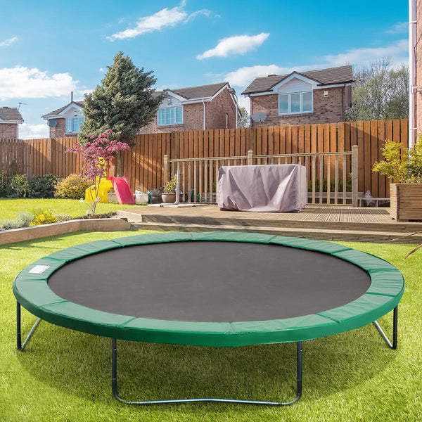 Trampolin Randabdeckung Zubehör Set D:366cm Grün