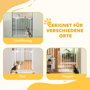Treppenschutzgitter ohne Bohren mit automatischer Schliessung für Kinder