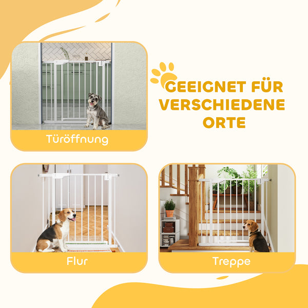 Treppenschutzgitter ohne Bohren mit automatischer Schliessung für Kinder