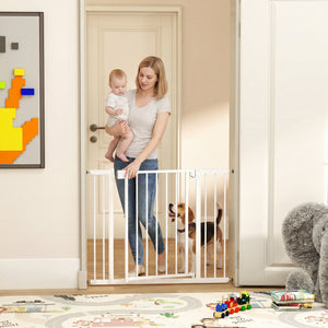 Treppenschutzgitter ohne Bohren mit Automatik für Kinder und Treppe