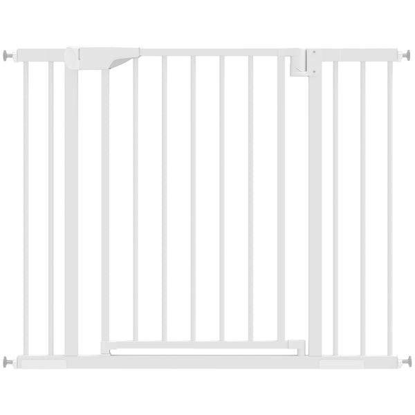 Treppenschutzgitter ohne Bohren mit Automatik für Kinder und Treppe