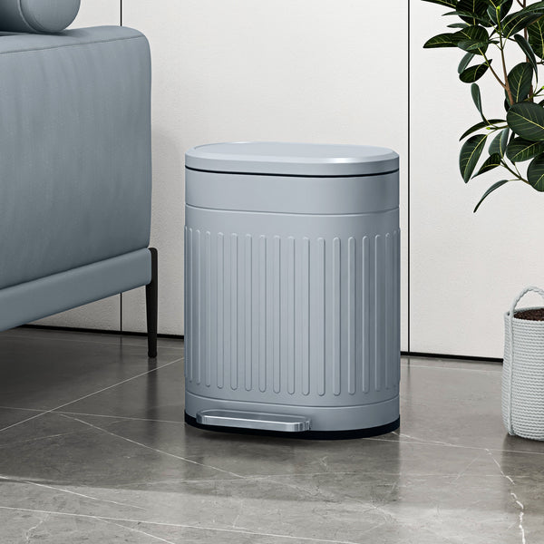 Treteimer mit Deckel Soft-Close und Inneneimer 20L grau