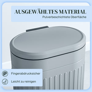 Treteimer mit Deckel Soft-Close und Inneneimer 20L grau