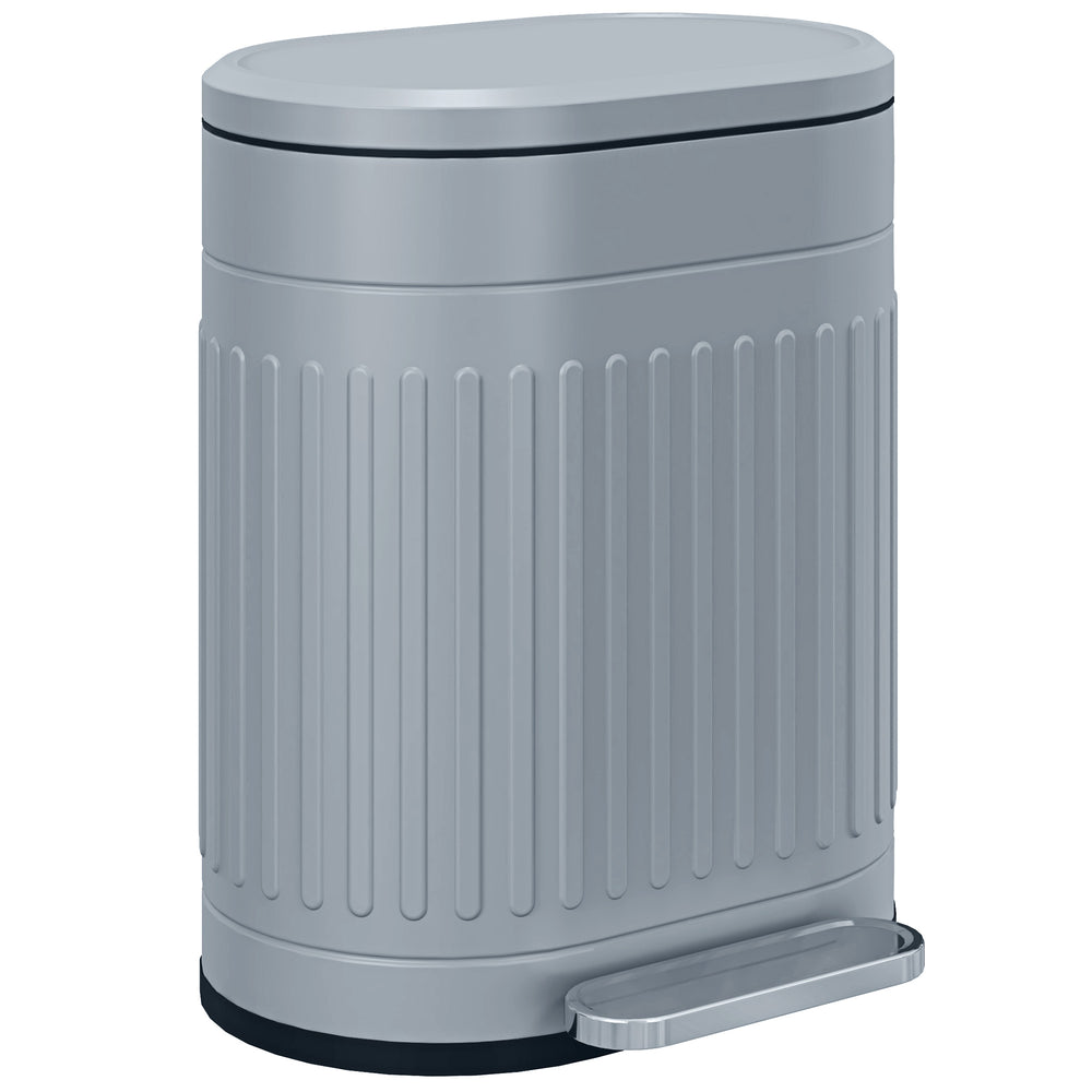 Treteimer mit Deckel Soft-Close und Inneneimer 20L grau