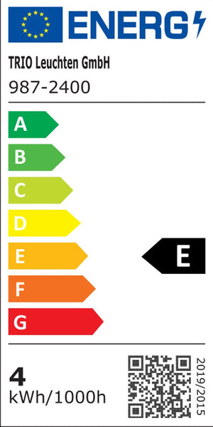 Trio LED-Leuchtmittel Filament Glühbirne E27 4W warmweiss 4er Set