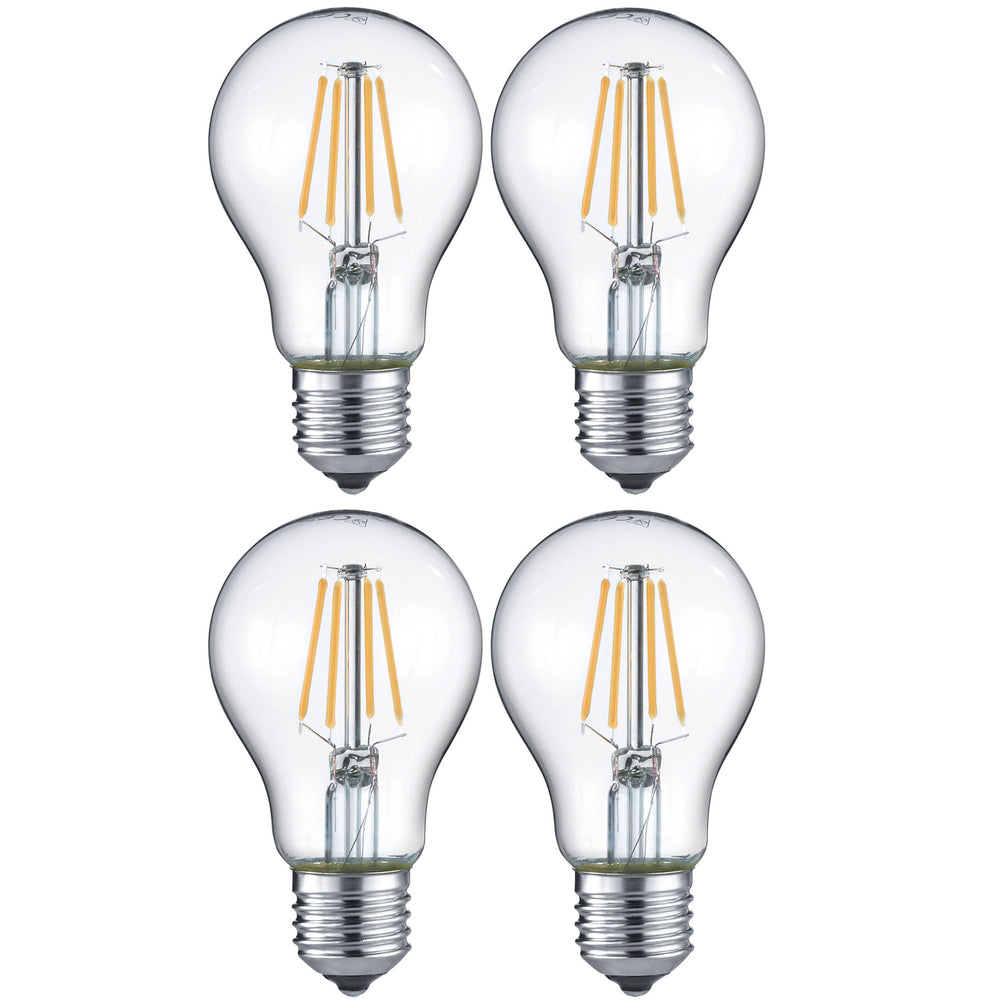 Trio LED-Leuchtmittel Filament Glühbirne E27 4W warmweiss 4er Set