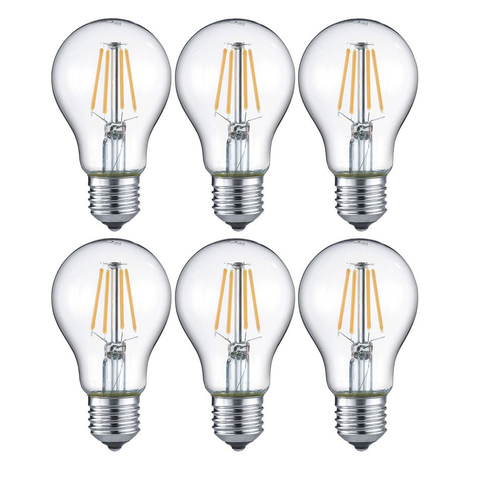 Trio LED-Leuchtmittel Filament Glühbirne E27 4W warmweiss 6er Set