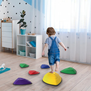 Trittsteine für Kinder rutschfest indoor und outdoor 6 Stück bunt