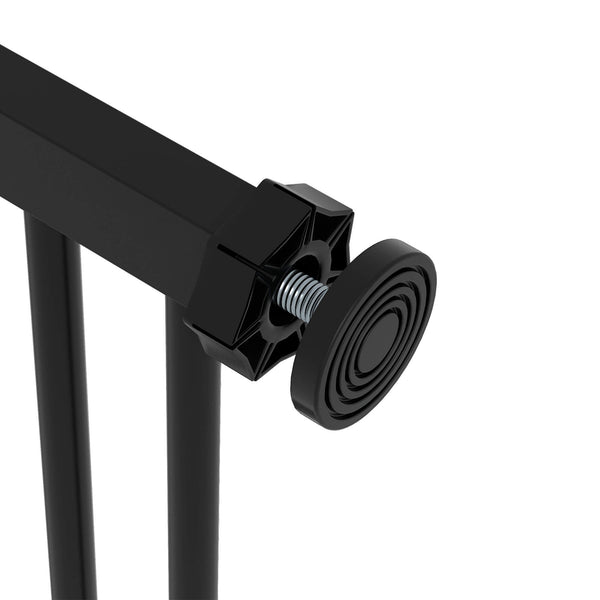 Türschutzgitter für Hunde und Haustiere 74-87cm schwarz