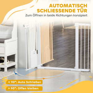 Türschutzgitter Treppenschutzgitter Hundegitter mit Klemmbefestigung Metall