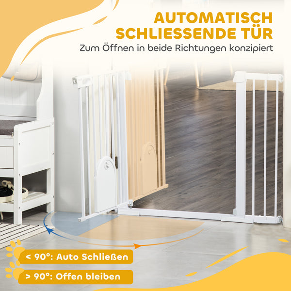 Türschutzgitter Treppenschutzgitter Hundegitter mit Klemmbefestigung Metall