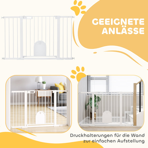 Türschutzgitter Treppenschutzgitter Hundegitter mit Klemmbefestigung Metall