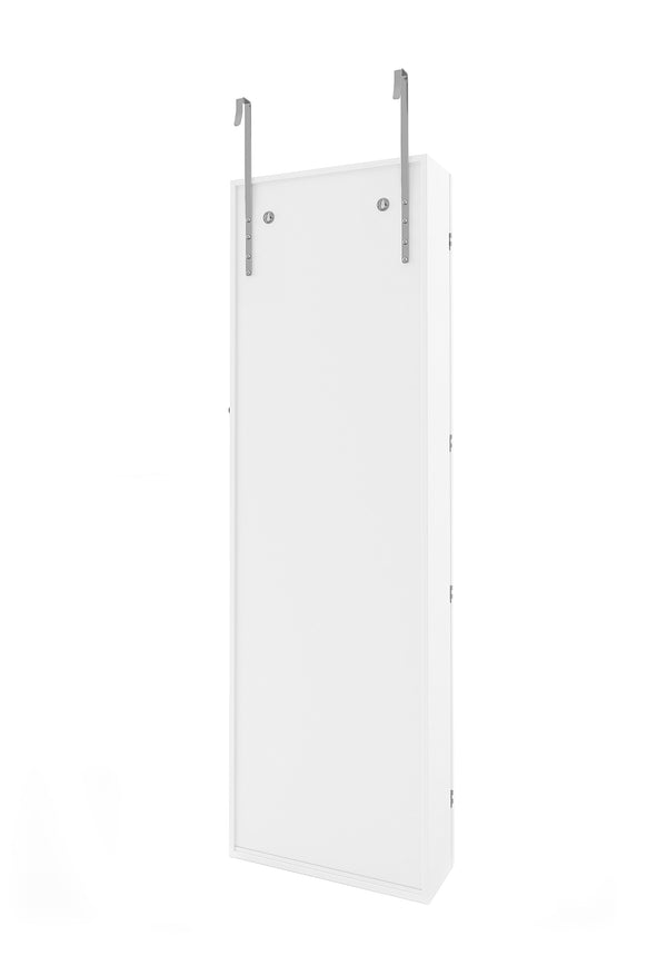 Schmuckschrank mit Spiegel BELINA weiss