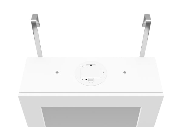 Schmuckschrank mit Spiegel BELINA weiss