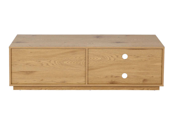 TV-Rack Fernsehtisch Lowboard Kommode mit Schublade 42x140x40cm Eiche-Optik