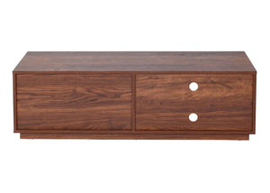 TV-Rack Fernsehtisch Lowboard Kommode mit Schublade 42x140x40cm Walnuss-Optik